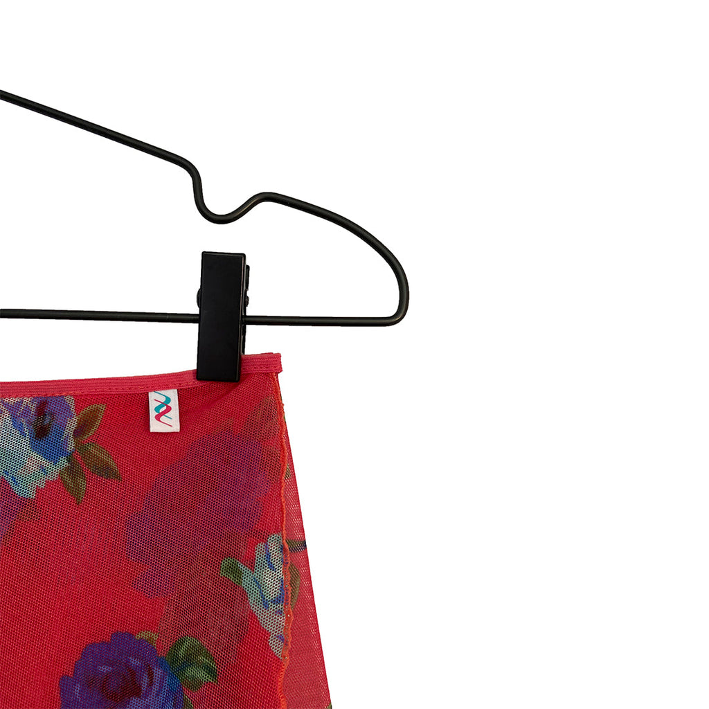 Falda corta floral niña
