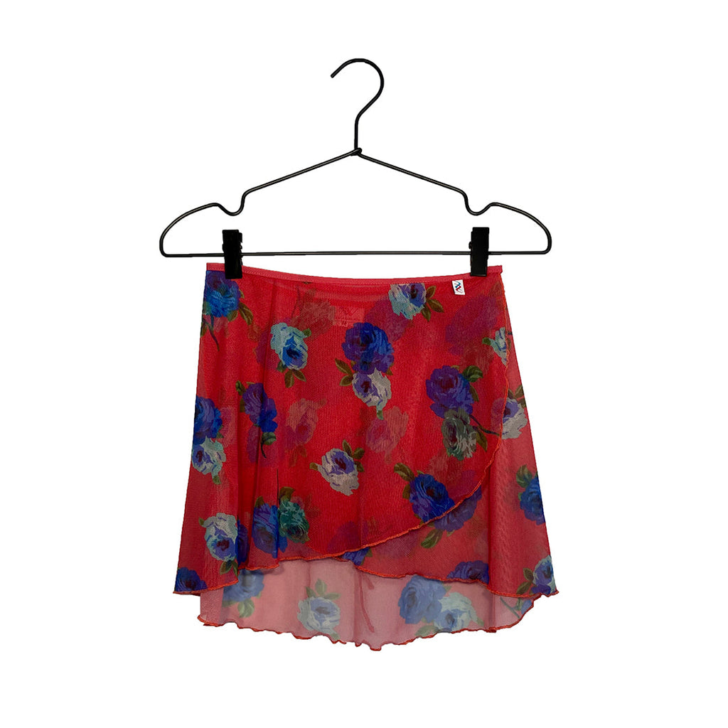 Falda corta floral niña