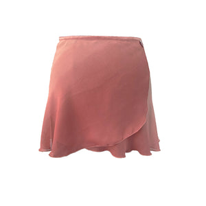 Falda corta degradado rosa palo
