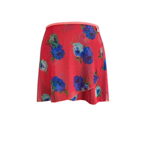 Falda corta floral niña
