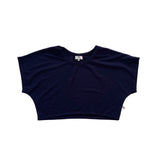 Playera crop top calado